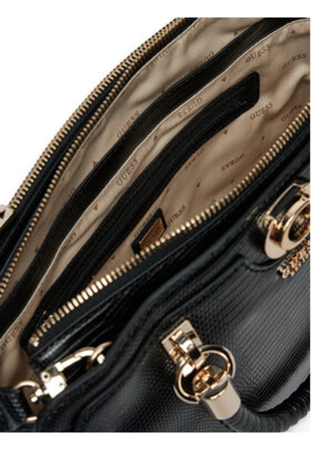 Guess Torebka HWKG95 31060 Czarny. Kolor: czarny. Materiał: skórzane