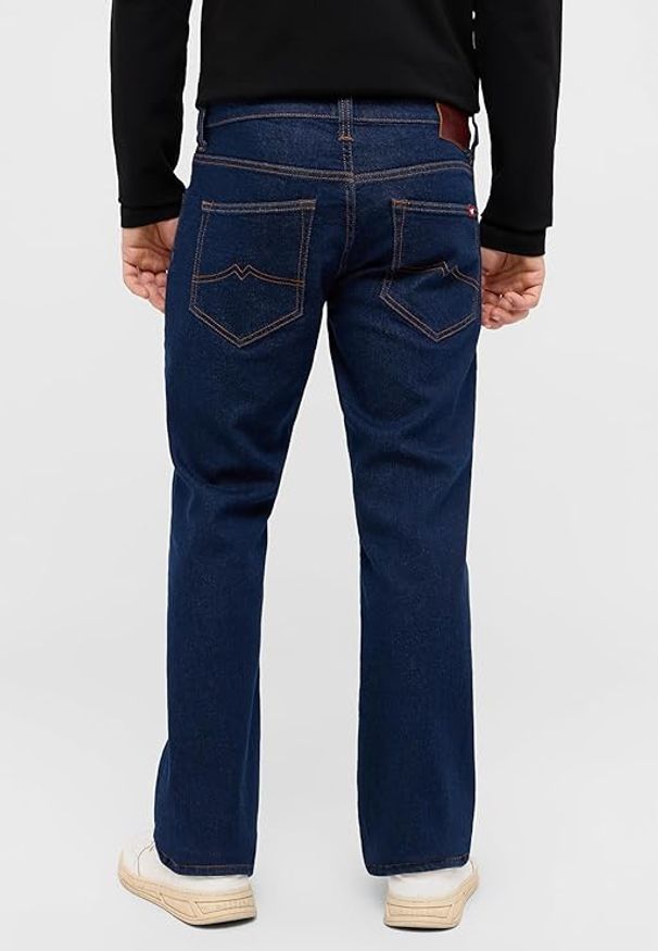 Męskie Spodnie Jeansowe Mustang Style Oregon Boot Denim Blue 1016342 5000 940