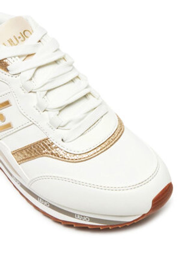 Liu Jo Sneakersy Olivia 822 4F4727 EX269 Biały. Kolor: biały. Materiał: skóra