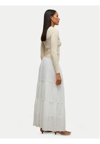 Vero Moda Spódnica maxi Keeley 10316487 Biały Regular Fit. Kolor: biały. Materiał: bawełna #5