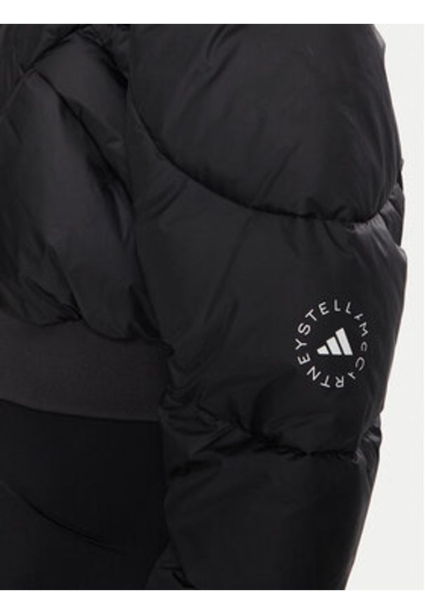 Adidas by Stella McCartney - adidas by Stella McCartney Kurtka zimowa JW2027 Czarny Loose Fit. Kolor: czarny. Materiał: syntetyk. Sezon: zima