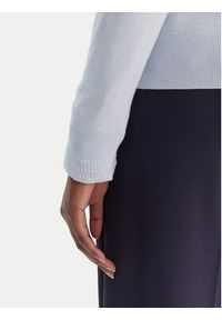 TOMMY HILFIGER - Tommy Hilfiger Sweter WW0WW44984 Błękitny Regular Fit. Kolor: niebieski. Materiał: syntetyk #5