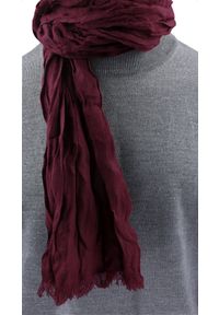 Przejściowy Szalik (Wiosenno-Jesienny) - V. Fraas - Bordowy. Kolor: czerwony. Materiał: materiał, akryl. Sezon: jesień, wiosna. Styl: klasyczny, elegancki #3