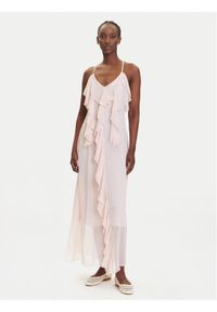 Vero Moda Sukienka wieczorowa Camille 10336405 Różowy Regular Fit. Kolor: różowy. Materiał: syntetyk. Styl: wizytowy