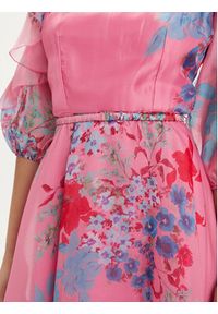 Nissa Sukienka koktajlowa RS14867 Różowy Regular Fit. Kolor: różowy. Materiał: syntetyk. Styl: wizytowy #2