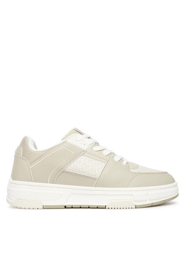 Hugo - Sneakersy HUGO. Kolor: beżowy