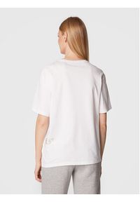 EA7 Emporio Armani T-Shirt 6LTT09 TJGCZ 1100 Biały Regular Fit. Kolor: biały. Materiał: bawełna