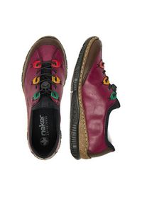 Rieker Półbuty N3271-30 Fioletowy. Kolor: fioletowy. Materiał: materiał, syntetyk #5