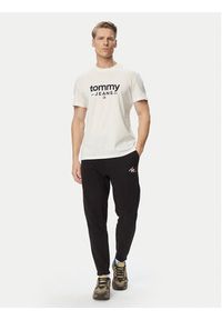 Tommy Jeans T-Shirt Graphic DM0DM23376 Biały Slim Fit. Kolor: biały. Materiał: bawełna #4
