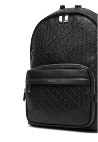 Calvin Klein Plecak Emblem Emboss Round Backpack LV04D3202G Czarny. Kolor: czarny. Materiał: skóra #2