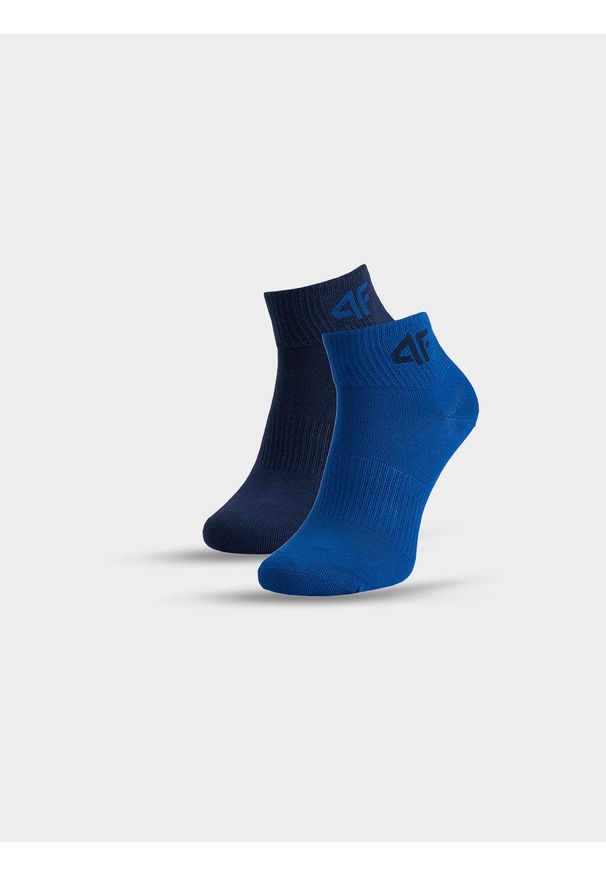 4f - 4F Skarpetki casual za kostkę (2-pack) chłopięce - multikolor 32-34. Kolor: wielokolorowy. Materiał: materiał, poliamid, włókno, bawełna