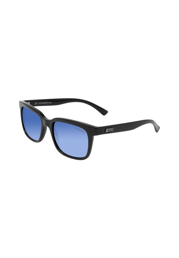 SCICON SPORTS - Okulary przeciwsłoneczne Scicon Roygo black gloss. Kolor: niebieski