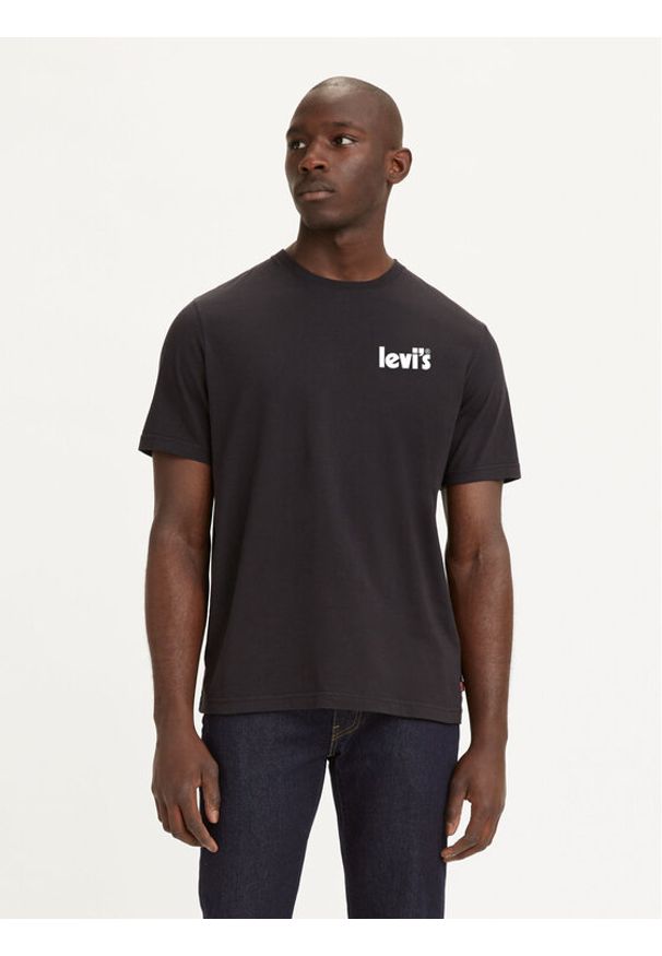 Levi's® T-Shirt 16143-0837 Czarny Relaxed Fit. Kolor: czarny. Materiał: bawełna
