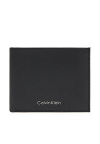 Calvin Klein Portfel męski Ck Must Billfold LV04D1042G Czarny. Kolor: czarny. Materiał: skóra