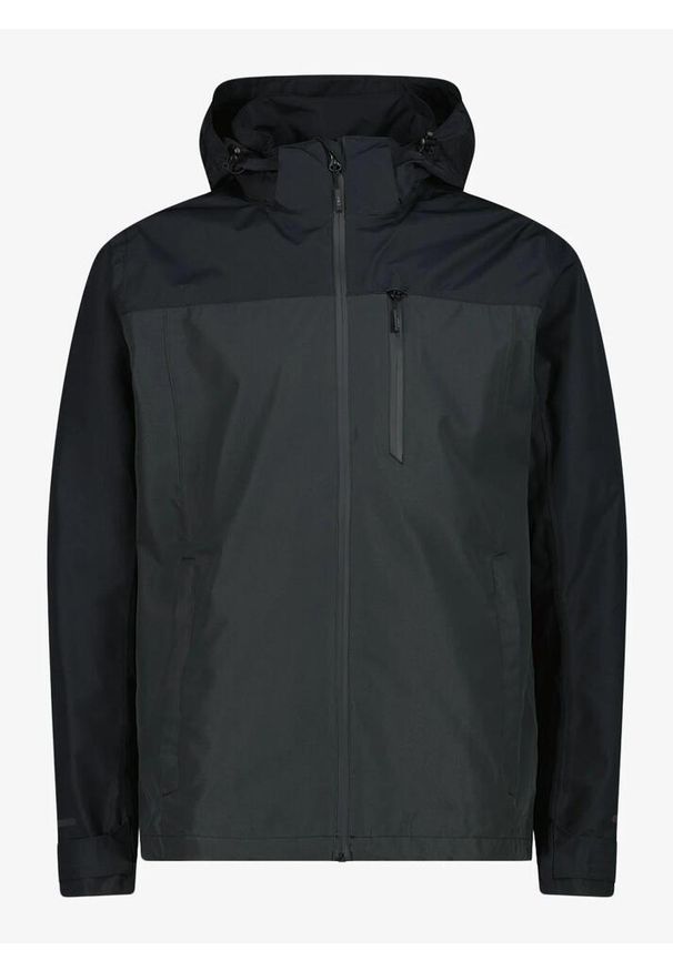 Kurtka przeciwdeszczowa męska CMP Muse Jacket Fix Hood. Kolor: szary