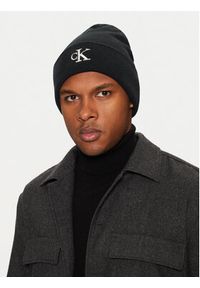 Calvin Klein Czapka Monogram Embro Beanie K50K512145 Szary. Kolor: szary. Materiał: materiał, poliester #3