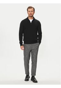 BOSS - Boss Sweter H-Dambino 50519590 Czarny Regular Fit. Kolor: czarny. Materiał: wełna