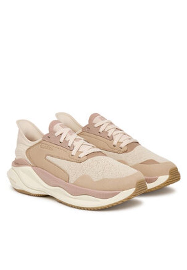 Clarks Sneakersy Clarks Pace. 26184591 Beżowy. Kolor: beżowy. Materiał: zamsz, skóra