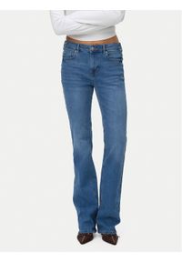 Vero Moda Jeansy Flash 10342007 Niebieski Flared Fit. Kolor: niebieski #1