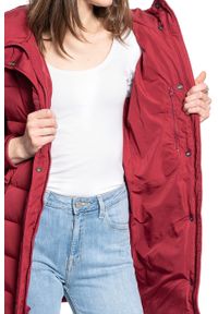 Wrangler - DAMSKA KURTKA ZIMOWA WRANGLER LONG PUFFER RUMBA RED W4Q4VJR05. Sezon: zima #3