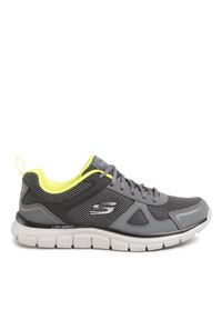 skechers - Skechers Sneakersy Track 52630/CCLM Szary. Kolor: szary. Materiał: skóra