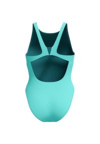 Speedo - Jednoczęściowy Kostium Kąpielowy Z Wysokim Dekoltem Dla Kobiet. Kolor: niebieski