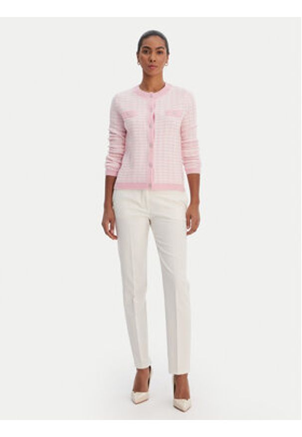 Morgan Kardigan 251-MORESA Żółty Slim Fit. Kolor: żółty. Materiał: syntetyk