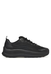 Calvin Klein Sneakersy Chunky Runner Laceup HM0HM02224 Czarny. Kolor: czarny. Materiał: materiał #1