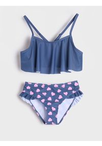 Sinsay - Strój kąpielowy - granatowy. Kolor: niebieski #1