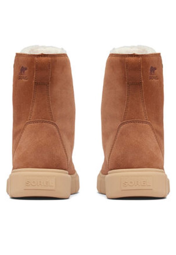 sorel - Sorel Botki Explorer III Joan 2077981242 Brązowy. Kolor: brązowy. Materiał: zamsz, skóra
