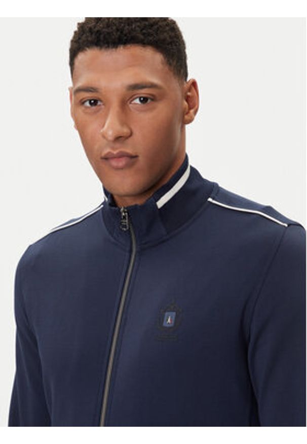Aeronautica Militare Bluza 252FE2065UF00667 Granatowy Regular Fit. Kolor: niebieski. Materiał: wiskoza