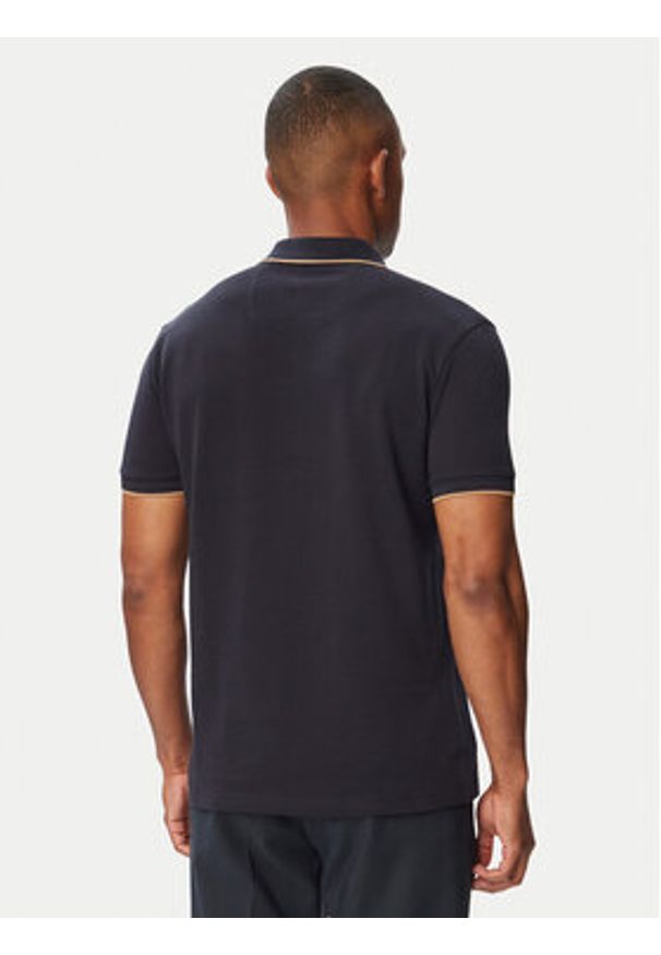 BOSS Polo Paddy 50469055 Granatowy Regular Fit. Typ kołnierza: polo. Kolor: niebieski. Materiał: bawełna