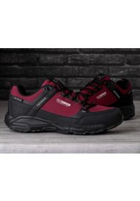 Buty męskie sportowe trekkingowe DK PREDATOR. Kolor: czarny, czerwony, wielokolorowy