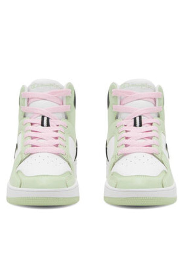 Champion Sneakersy Rebound 2.0 Mid S11471-WW026 Zielony. Kolor: zielony. Materiał: skóra