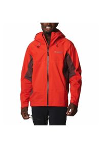 columbia - Kurtka Przeciwdeszczowa Męska Columbia Mazama Trail Shell. Kolor: żółty, pomarańczowy, wielokolorowy