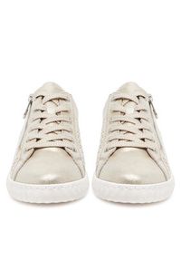 Rieker Sneakersy N0901-62 Złoty. Kolor: złoty. Materiał: skóra #5