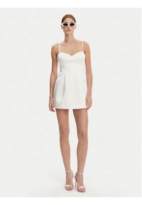BARDOT - Bardot Sukienka koktajlowa 59817DB Biały Slim Fit. Kolor: biały. Materiał: syntetyk. Styl: wizytowy #4