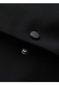 Ombre Clothing - Męska marynarka z odpinaną podpinką i kapturem – czarna V1 - Rozmiar: XL. Okazja: do pracy, na co dzień. Typ kołnierza: kaptur. Kolor: szary. Materiał: poliester. Styl: wizytowy, casual, elegancki #10