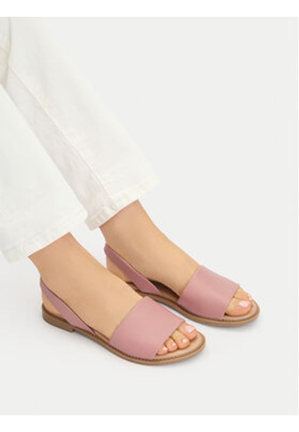 Lasocki Sandały CEO-EST-AFIONA-17 Różowy. Kolor: różowy. Materiał: skóra