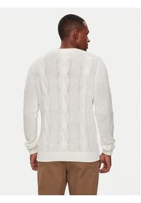 Lindbergh Sweter 30-805015 Biały Relaxed Fit. Kolor: biały. Materiał: bawełna #5