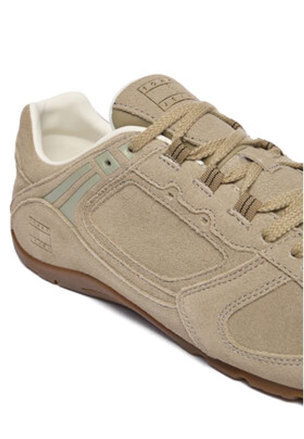 Tommy Jeans Sneakersy Archive '97 Lite EM0EM01652 Beżowy. Kolor: beżowy. Materiał: zamsz, skóra