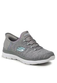 skechers - Skechers Sneakersy Dazzling Haze 149937/GYMT Szary. Kolor: szary. Materiał: materiał #4