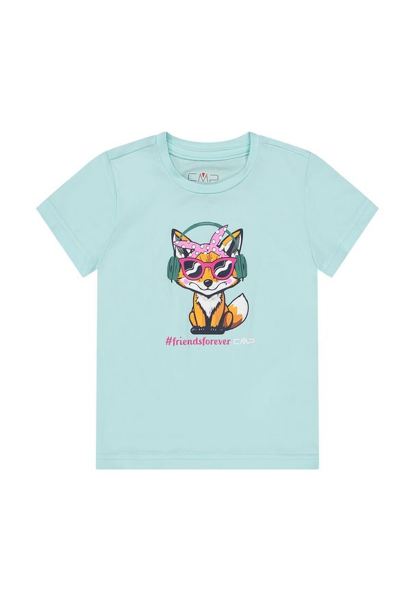 Koszulka dziecięca turystyczna CMP 35N5945. Kolor: zielony