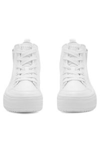 skechers - Skechers Sneakersy 310253L WHT Biały. Kolor: biały. Materiał: materiał #2