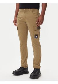 Alpha Industries Spodnie materiałowe Petrol Patch 178207 Zielony Slim Fit. Kolor: zielony. Materiał: bawełna
