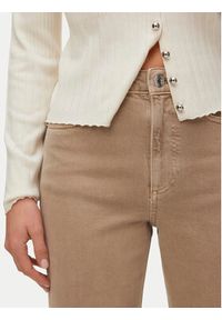 Vero Moda Jeansy Tessa 10288257 Beżowy Wide Leg. Kolor: beżowy #2