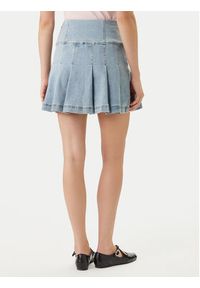 Morgan Spódnica jeansowa 261-JTALA Niebieski Regular Fit. Kolor: niebieski. Materiał: bawełna #4