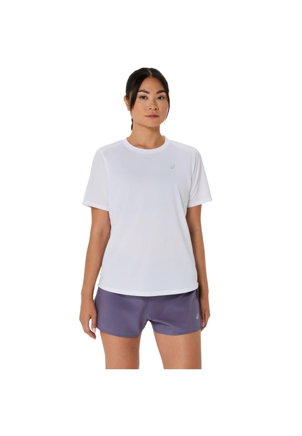 Koszulka damska Asics Core. Kolor: biały. Materiał: materiał