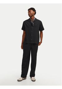 Jack & Jones Koszula Luke 12255781 Czarny Relaxed Fit. Kolor: czarny. Materiał: bawełna #3