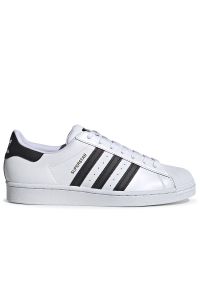 Adidas - Buty adidas Originals Superstar EG4958 - białe. Zapięcie: pasek. Kolor: biały. Materiał: guma, syntetyk, skóra. Szerokość cholewki: normalna. Wzór: gładki, paski. Model: Adidas Superstar